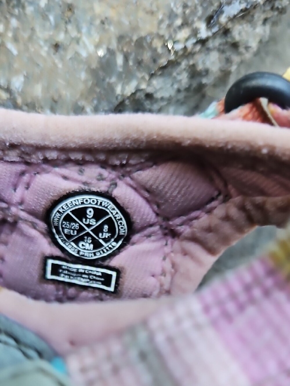 Keen Kids Multi-Color Outdoor Sandals - Pink Accent Water Shoes. Sz 9 (Toddler) - Picture 5 of 6